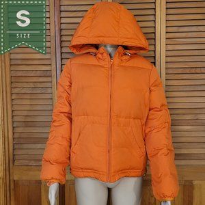 Orange Puffer Jacket